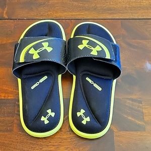 Boys Under Armour Slides